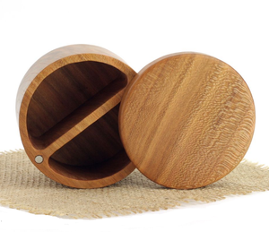 Ustensiles de cuisine Design simple Sel Poivre Herbe Épice Boîte De Rangement Organisateur En Bois Cave À Sel Sucrier Usage Cuisine À Domicile - Product Image 2