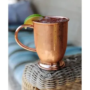Pur fait à la main Moscou Mule cuivre tasses martelées bière tasse Mule tasses pour toute boisson réfrigérée cadeau Unique pour boire - Product Image 4