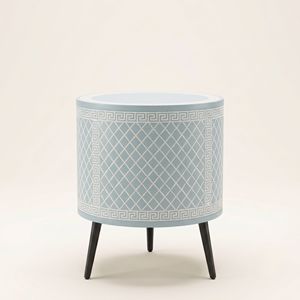 Table d'appoint en os incrusté, beauté du mobilier en os, matériau exotique pour votre décoration intérieure, Vikis Arts d'Inde - Product Image 2