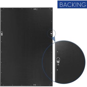 Specchio decorativo a parete moderno 32X24 MDF incorniciato specchio Vanity per il bagno della camera da letto-per la decorazione domestica - Product Image 6