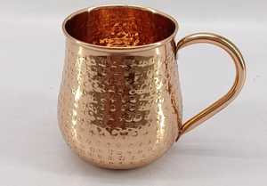 High Quality India Manufacturer <b>Copper</b> <b>Mugs</b> Eco-Friendly Barrel <b>Mug</b> for Chilled Drinks - Product Image 4