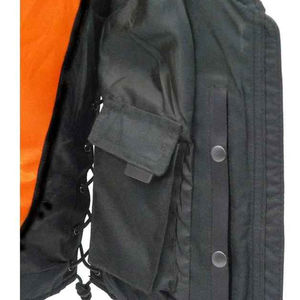 2025 Most Selling Custom Design Women Biker Classic Genuine Cowhide Leather <b>Motorcycle</b> Vest Side Stretch Panel Side Pocket Vest - Product Image 3