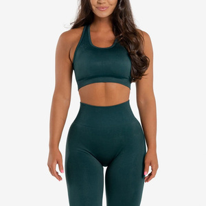 Soutien-gorge de sport respirant à compression élevée pour femmes avec option de logo personnalisé sur le devant, vêtements de sport pour le yoga et la salle de sport - Product Image 5