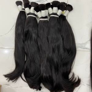 Fábrica al por mayor Remy grado vietnamita virgen cabello humano onda profunda máquina doble trama tejido extensiones 100g/pieza mejor precio - Product Image 1