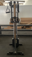 W1702 Tour de poulie à câble à double bras avec résistance réglable Home Gym Essential pour la construction musculaire