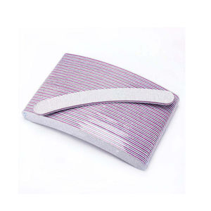 Lime à ongles professionnelle mini double face en acier inoxydable avec motif droit, grain 180, pour usage en salon, haute qualité - Product Image 2