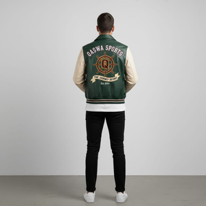 Premium Quality Coated <b>Canvas</b> Leather Turn Down Collar Zip Closure Windproof Winter Wear <b>Jacket</b> with Custom Design - Product Image 4