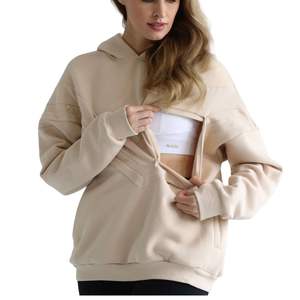 Sudadera con Capucha de Maternidad con Estampado Tie-Dye, Diseño Elegante, Logotipo Frontal, Elástica, Cálida, Cómoda para el Embarazo, Estilo Informal para el Día a Día - Product Image 2