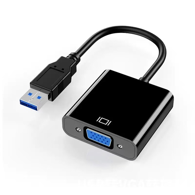 USB3.0 1080P USB to VGA Converter ABS Material Extend Screen Adapter for Laptop Computer to TV Monitors Projector