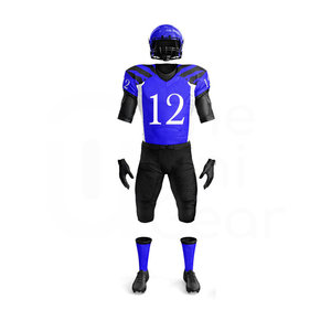 Maillot de football américain de conception personnalisée le plus vendu dernière conception uniforme de football américain t-shirt et pantalon de sport Style d'équipe - Product Image 1
