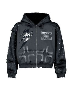 Sudadera con capucha Todo personalice según sus necesidades Ropa de calle personalizada Sudadera con capucha Cree su propio logotipo de diseño que le daremos - Product Image 3