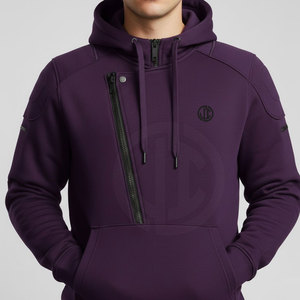 High Quality Solid Hooded Winter Motorbike <b>Hoodies</b>-Eco-Friendly Breathable Fleece <b>for</b> Riders - Product Image 5