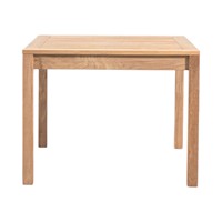 Ensemble de table à manger ronde en teck avec 4 chaises, mobilier de restaurant, usage commercial, salon extérieur, hôtels, écoles, gymnases