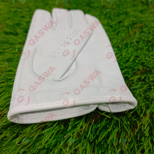 Guantes de Golf Antideslizantes de Piel de Cabretta Blanca, Transpirables, de Piel de Oveja Genuina, Mitones Deportivos Hechos a Medida, Equipo Profesional para Golpear - Product Image 4