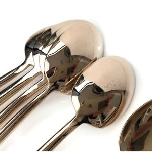 Couverts de cuisine design vintage, ensemble de cuillères, vaisselle de qualité supérieure en acier inoxydable poli miroir, ensemble de couverts de l'Inde - Product Image 4