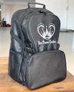 Sac à dos GPS RFID et antivol Cheerleading pour filles avec design à paillettes imperméable pour étudiants et voyageurs - Product Image 1