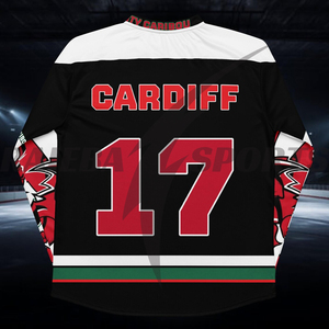 2025 Factory Wholesale Custom Breathable Printed Ice Hockey Uniform Set Premium Quality Customized Design Team <b>Name</b> Included - Product Image 4