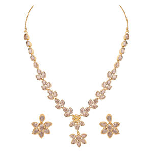 Collares de piedra de colores chapados en oro, regalo de boda tradicional para mujer, joyería de moda, cobre y latón chapado en oro laminado - Product Image 3