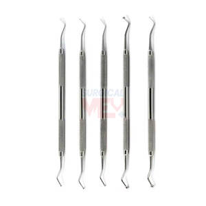 Set di 5 strumenti di riempimento dentale personalizzabili strumenti di riparazione compositi tra cui bruciatore di sfere e intagliatori amalgama - Product Image 4