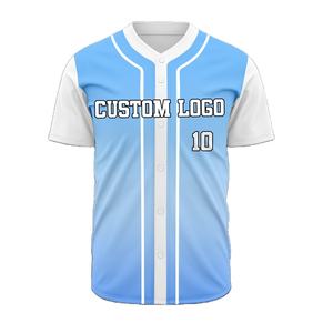 Custom Sublimated Embroidery <b>Baseball</b> & Softball Jersey Button Down Uniform for Teams Plus Size Option Soft & Comfortable Shirt - Product Image 3