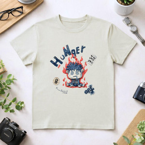 T-Shirt Unisex 100% Cotone 210GSM, Vestibilità Oversize Casual, Stampa Personalizzata Serigrafica di Rose, Stampa DTG, Maglietta Compressa - Product Image 1