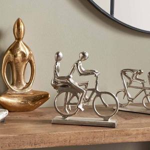 Escultura decorativa de aluminio fundido para montar en bicicleta para decoración del hogar al por mayor precio bajo abstracto de aluminio - Product Image 4