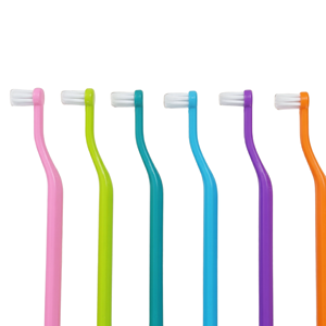 Brosse mono-touffe interspace double embout souple pour <span class=keywords><strong>appareil</strong></span> orthodontique, implants, bridges et nettoyage de précision - Product Image 4
