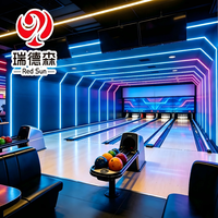 Équipement professionnel de bowling pour adultes, système complet de piste de bowling à 10 quilles conforme aux réglementations USBC avec machine de notation