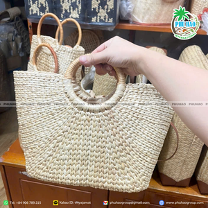 Producto de Venta caliente, bolsa artesanal de Jacinto de playa vintage: perfecta para escapadas de verano con alta calidad - Product Image 5