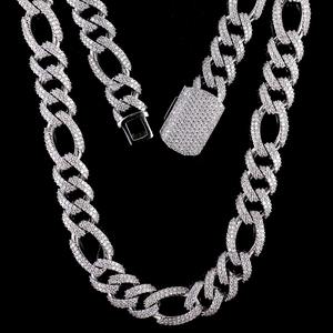 Hot Selling Style Men's Hip Hop Jewelry Moissanite Cuban Moissanita Cubana De 10mm <b>Solid</b> Miami Cuban <b>Bracelet</b> - Product Image 3