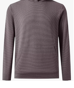 Sweat à capuche de golf athlétique pour homme, hiver, chaud, léger, polaire, poche kangourou, taille XXS, texture quadrillée, uni - Product Image 1