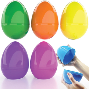 Actividades personalizadas Kit de coloración Embalaje Rellenable Gran <span class=keywords><strong>Chocolate</strong></span> <span class=keywords><strong>Jumbo</strong></span> Decoración de plástico Huevo de Pascua - Product Image 3