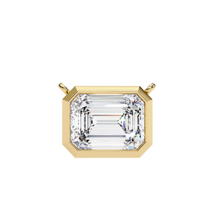18K Gold <b>Pendant</b> with Stunning Lab Grown Diamond Premium Diamond <b>Pendants</b> & Charms - Product Image 2