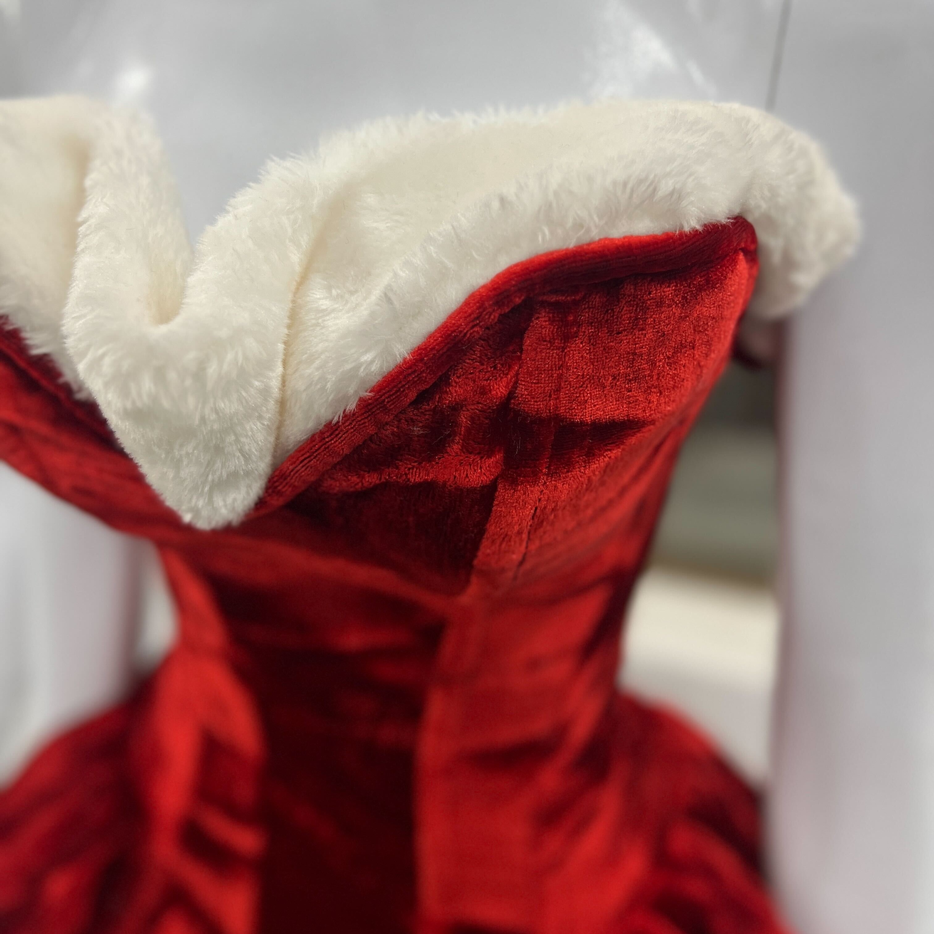 Red Velvet Christmas Corset - Elegant Satin Bustier Red Velvet Christmas Corset - Elegant Satin Bustier