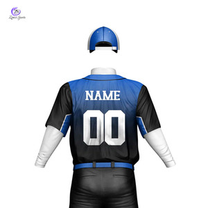 Uniforme de béisbol más vendido de contraste de color Uniforme de béisbol de equipo de fabricación profesional - Product Image 6