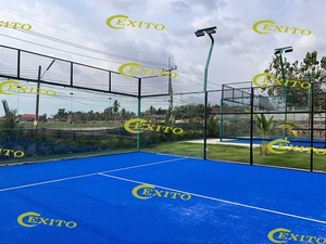 Pista de Pádel Panorámica de Color Personalizado EXITO con Tamaño Ajustable para Adaptarse a las Necesidades de Hoteles, Villas y Centros de Ocio - Product Image 6