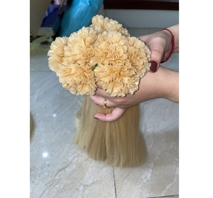 ผมต่อจากผมมนุษย์ผมต่อปลายดัดเคราตินเป็นลอนผมต่อแบบลอนผมต่อแบบบราซิลเลียน - Product Image 1