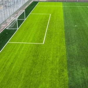 Césped Artificial <span class=keywords><strong>de</strong></span> PE Resistente a la Decoloración, Césped Sintético Duradero para Gimnasios con Excelente Drenaje para Estadios <span class=keywords><strong>de</strong></span> Fútbol - Product Image 2