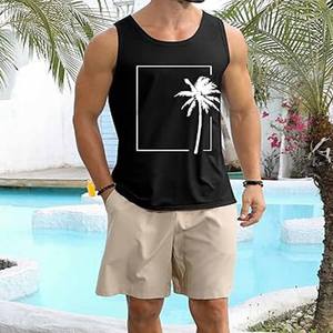 เสื้อกล้ามสีดำฟอกได้สำหรับผู้ชาย2025เสื้อกล้ามใส่เล่นกีฬา - Product Image 5