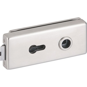 Hermat 6083 PZ-Genova ชุดล็อคประตูกระจกสแตนเลสแบบด้าน ผลิตภัณฑ์สมาร์ทโฮม รองรับมาตรฐาน DIN ซ้าย/ขวา - Product Image 1