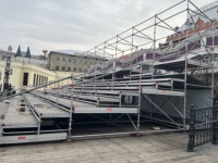 Scène extérieure durable en alliage d'aluminium avec montage facile