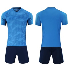 Traje de uniforme de fútbol para hombre adulto juego de entrenamiento de manga corta deportes uniforme Jersey pantalones cortos personalizados conjuntos gimnasio correr equipo chándal - Product Image 4