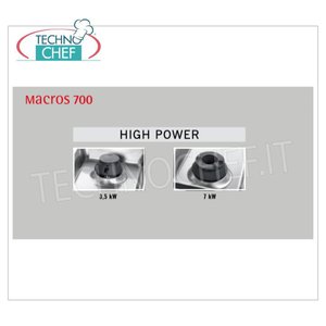Cuisinière à gaz 6 brûleurs avec four à gaz GN 2/1, 39,3 kW - Product Image 1