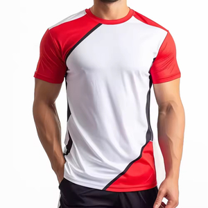 Camiseta personalizada de alta calidad con tecnología de compresión, camiseta de manga corta con tecnología deportiva para gimnasio para hombre, camiseta con tecnología que absorbe la humedad - Product Image 3