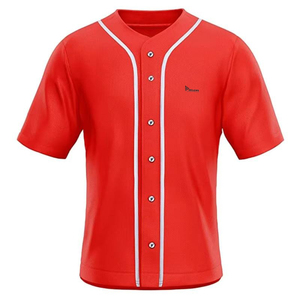 Nouveau maillot de baseball personnalisé en gros, respirant, à séchage rapide, style vintage, motif uni, maillot vierge pour jeunes - Product Image 4