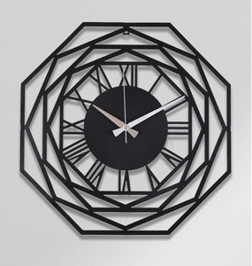 Horloges murales en métal durable au design minimaliste, idéales pour les espaces de bureau contemporains ou l'esthétique de la maison moderne - Product Image 5