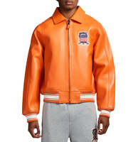 2025 unisexe recadrée Avirex Bomber veste personnalisée en cuir de vachette véritable vol américain rose toile authentique Avirex Design