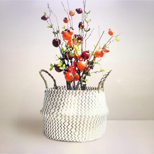 Usine vendre multifonctionnel jonc de mer panier de rangement rustique jonc de mer organisateur porte-plante panier jouet organisateur panier stockage - Product Image 3