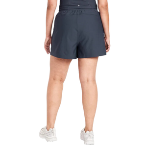 Pantalones cortos PowerSoft de cintura alta de alta calidad para mujer, bolsillos delanteros con cordón elástico en la cintura de 3 pulgadas - Product Image 6