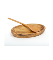 Cuillère de cuisine en bois repose conception mordente vaisselle vaisselle cuillère décorative repos produit de conception populaire